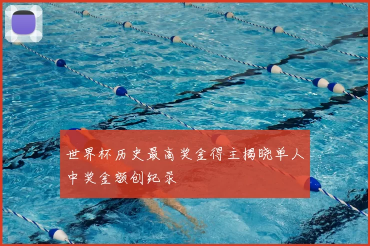 世界杯历史最高奖金得主揭晓单人中奖金额创纪录